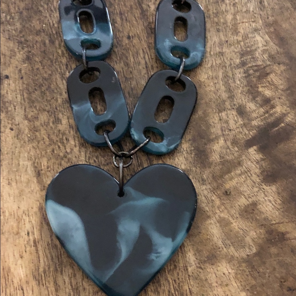 Vintage Heart Pendant Necklace